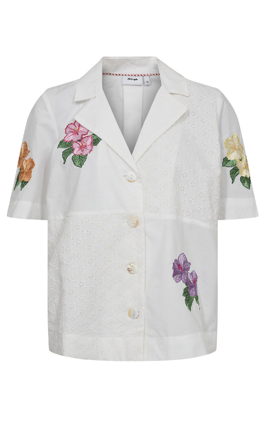 Nümph Skjorte - Maia - Bright White