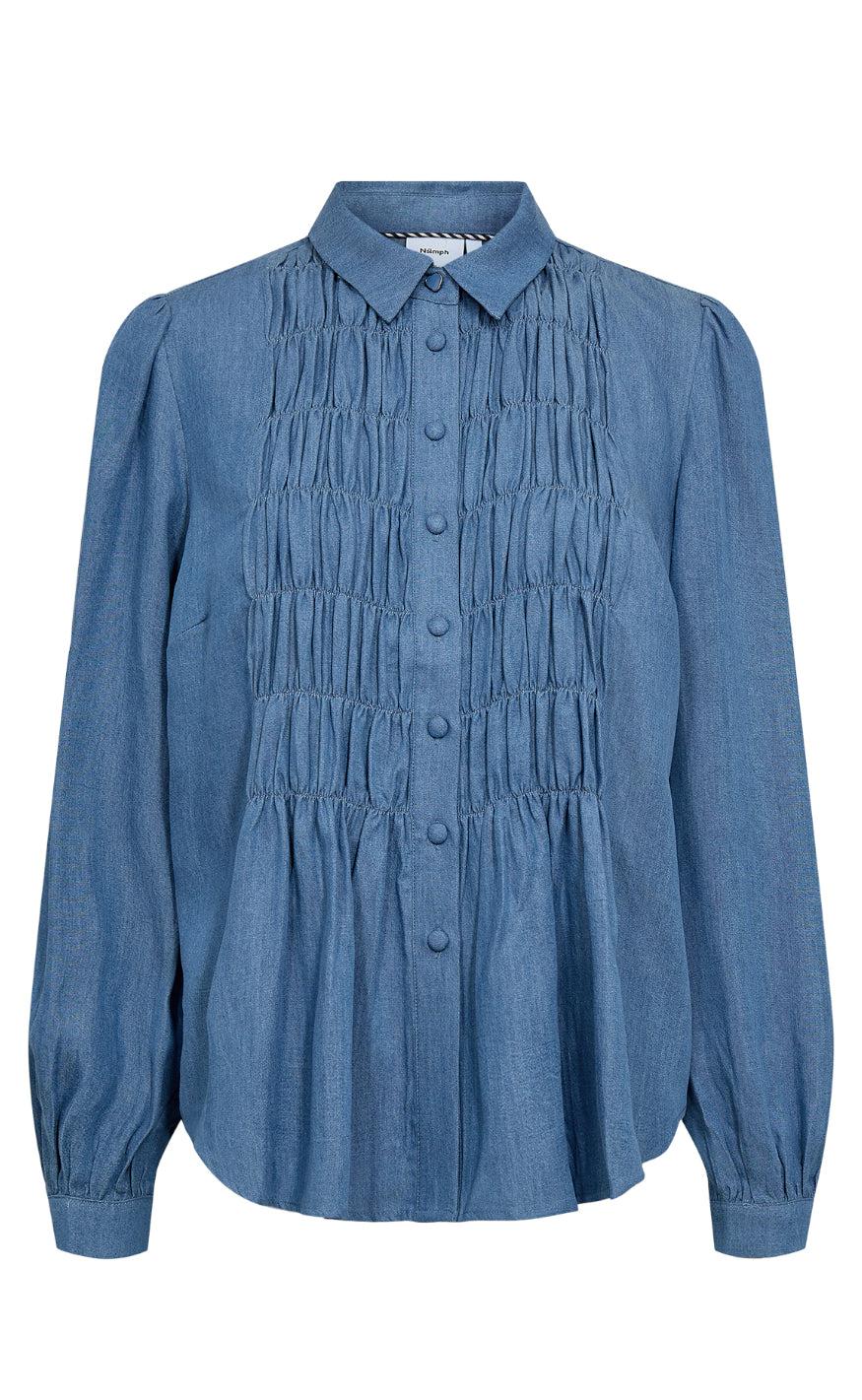 Nümph Skjorte - Mio - Light Blue Denim