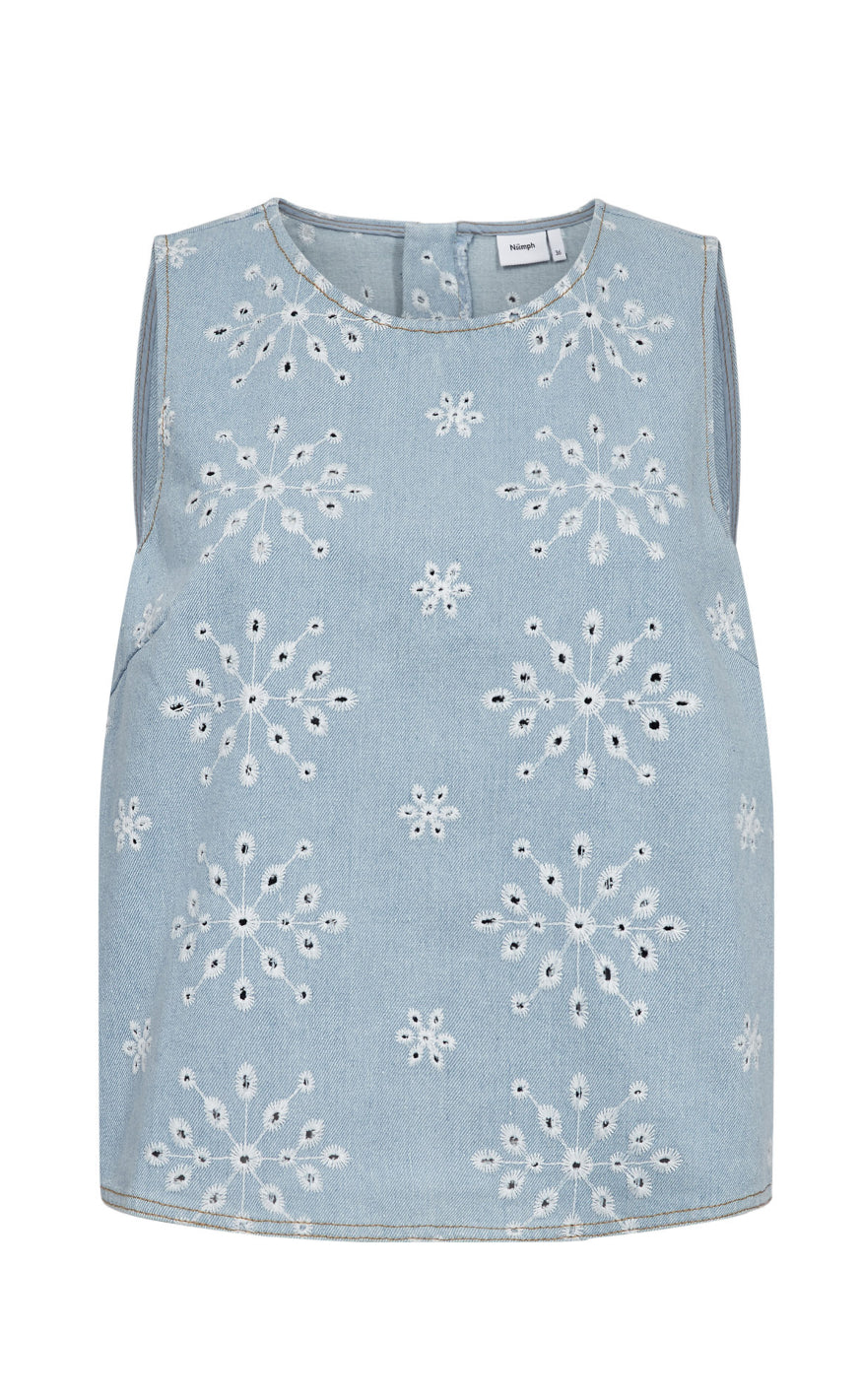 Nümph Top - Delilah - Light Blue Denim