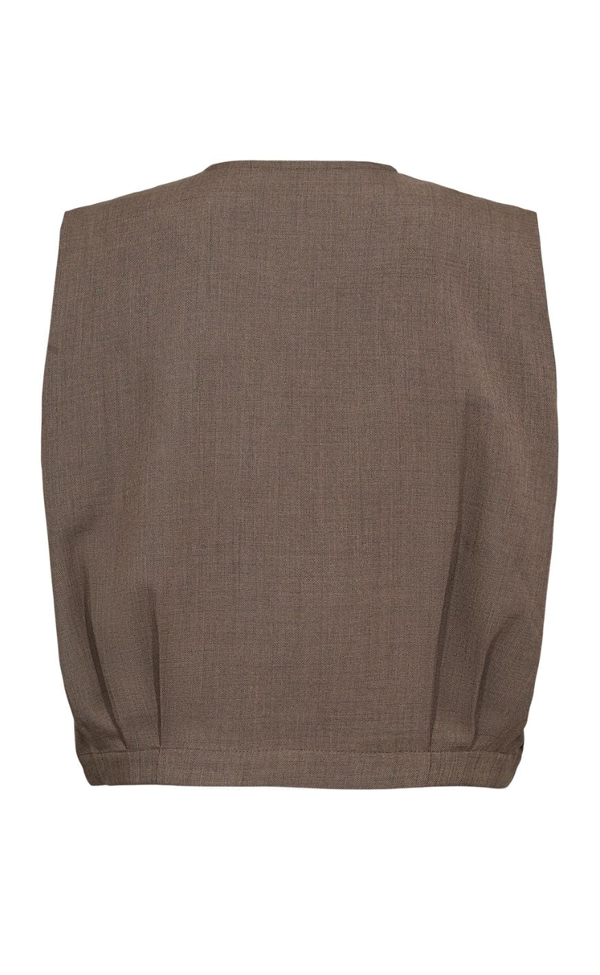 Nümph Vest - Shelly - Brown Lentil Melange