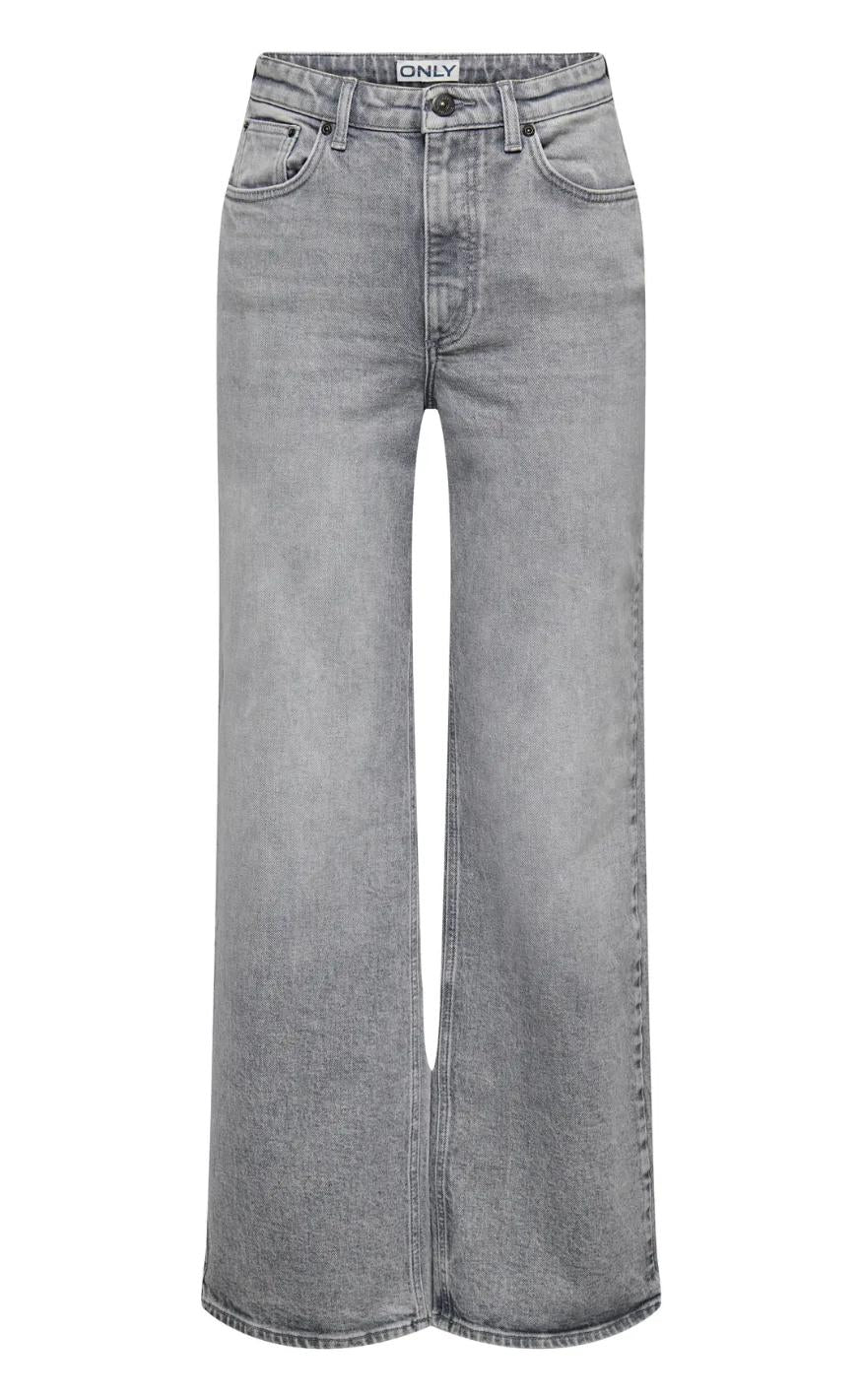 ONLY Bukser - Juicy Wide Leg - Medium Grey Denim
