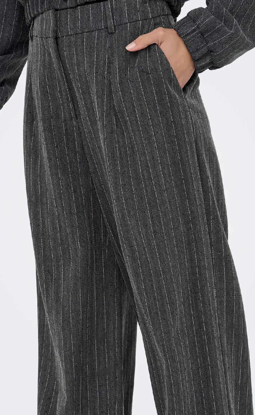ONLY Bukser - Siga - Dark Grey Melange