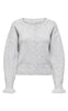 ONLY Cardigan - Rima - Light Grey Melange/Pearl Button