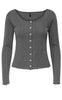 ONLY Cardigan - Tenna - Dark Grey Melange