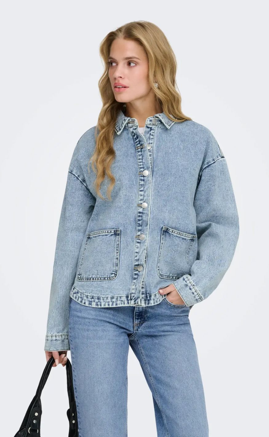 ONLY Jakke - Ferbie - Light Blue Denim