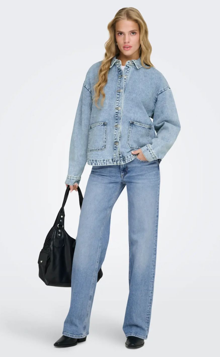 ONLY Jakke - Ferbie - Light Blue Denim