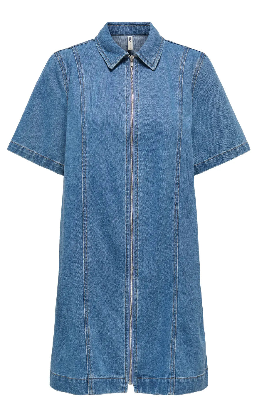 ONLY Kjole - Rosenheim - Light Medium Blue Denim