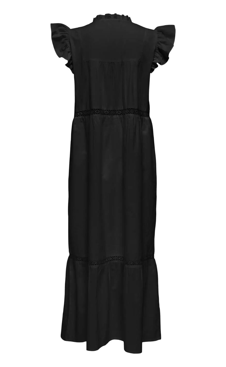 ONLY Kjole - Sunny Capsl Frill - Black