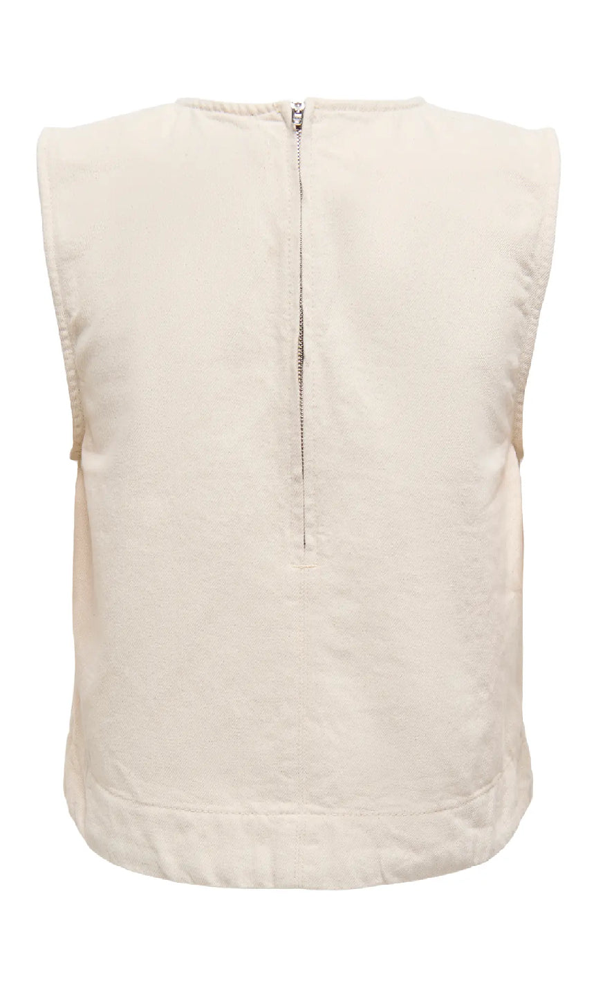 ONLY Top - Dorsi - Ecru
