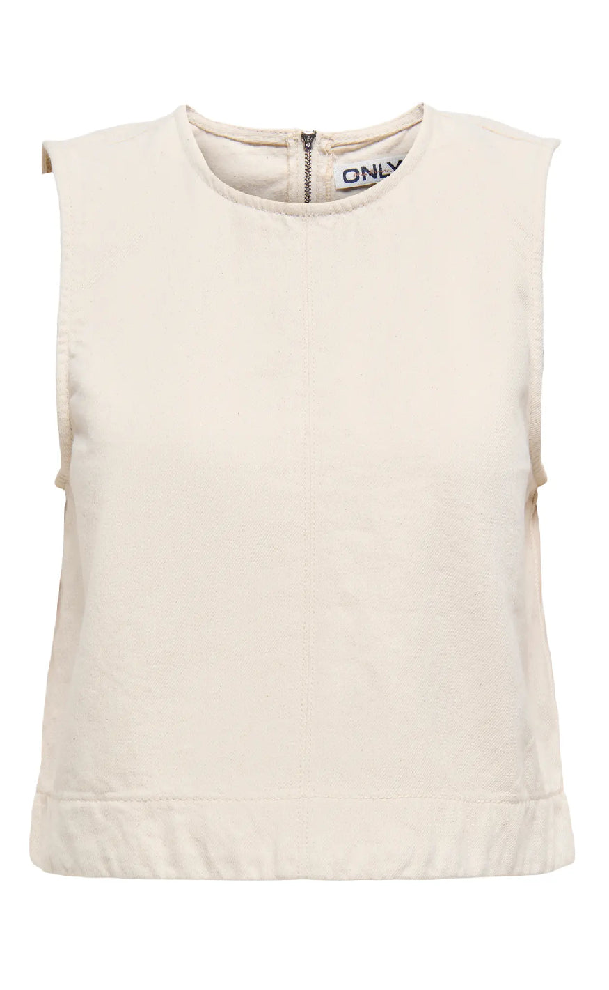 ONLY Top - Dorsi - Ecru