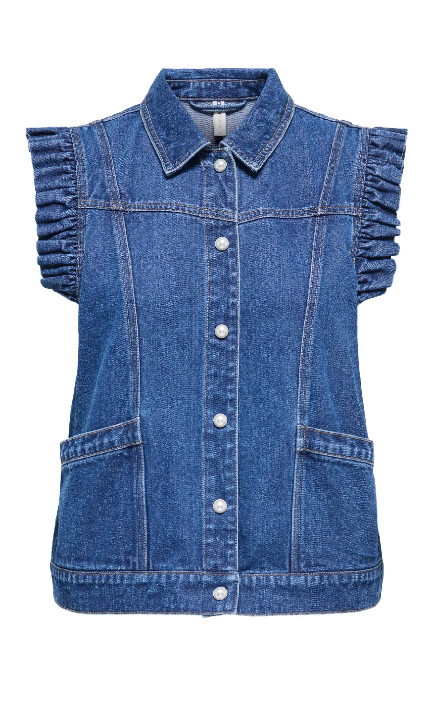 ONLY Top - Kennedy - Medium Blue Denim