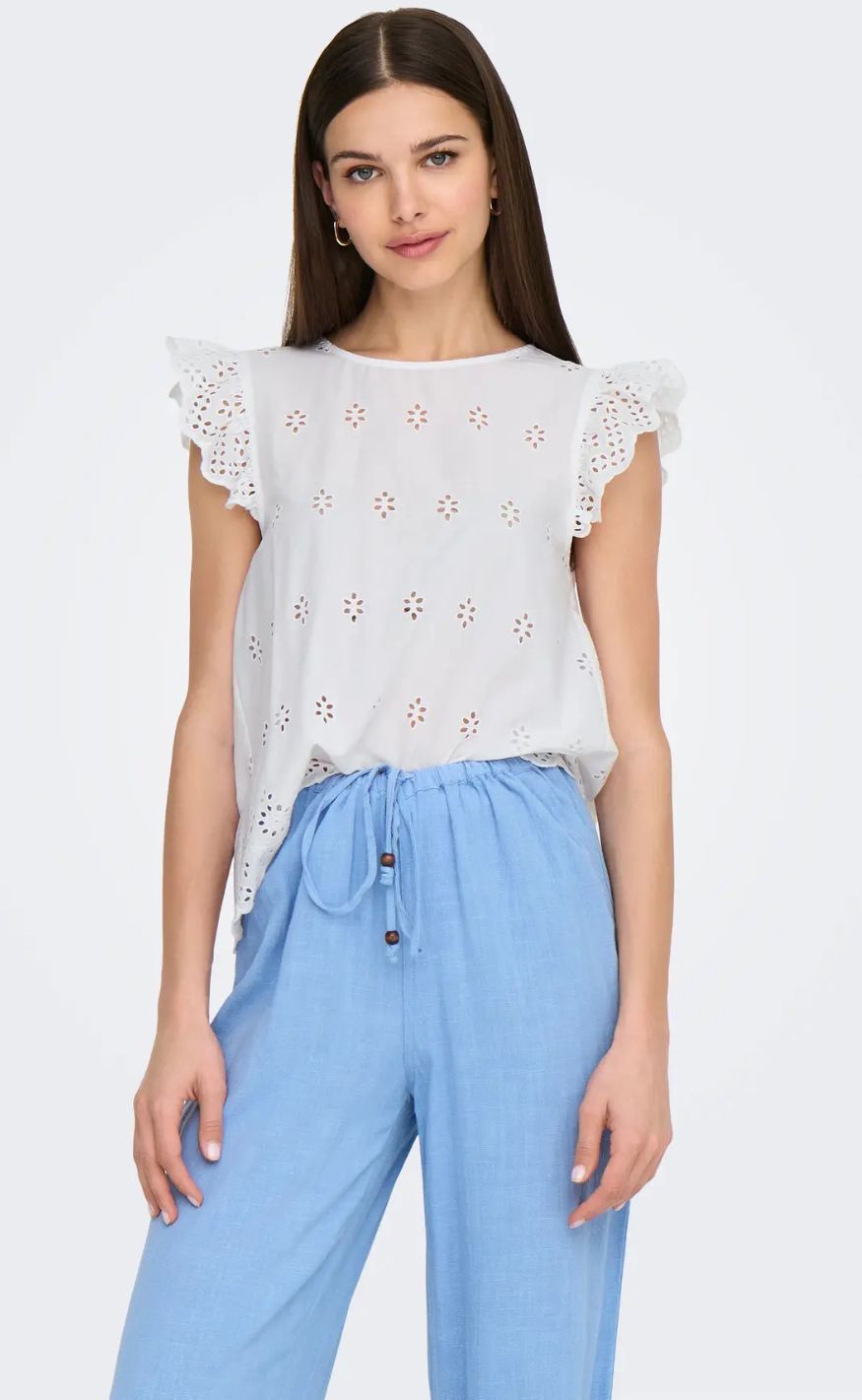 ONLY Top - Lou Life - Bright White
