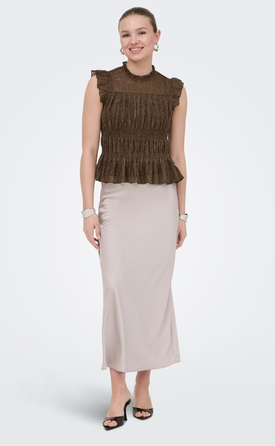 ONLY Top - Shaila - Chocolate Martini