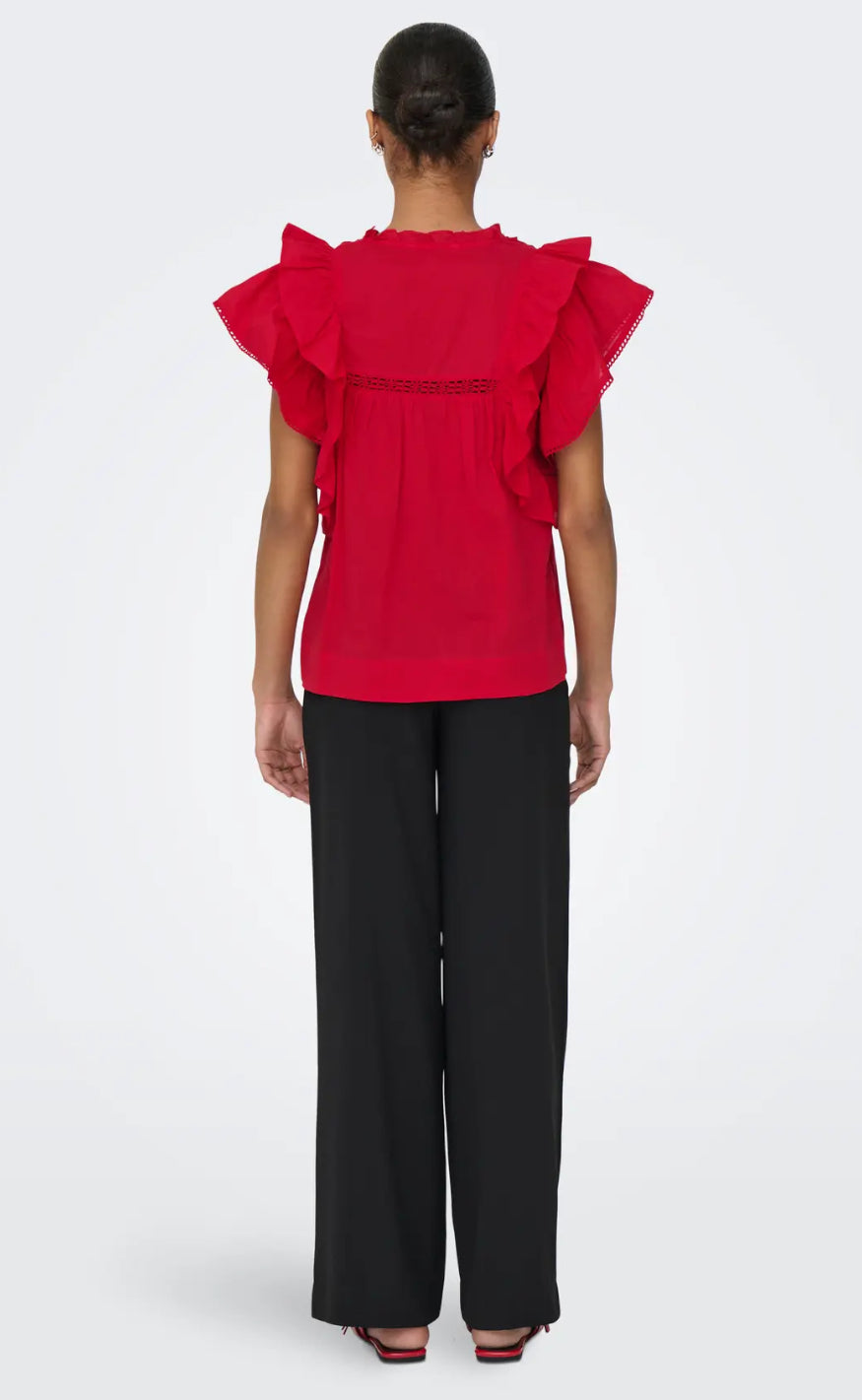 ONLY Top - Sunny - High Risk Red