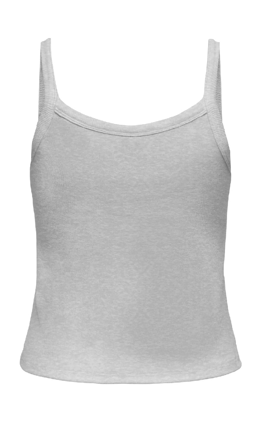 ONLY Top - Vira - Light Grey Melange