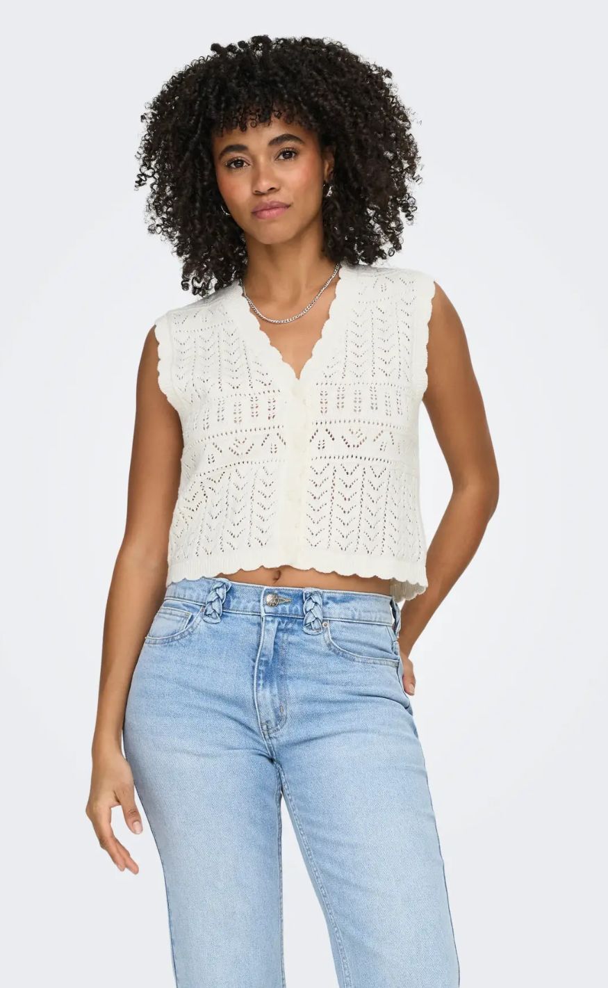ONLY Vest - Irina - Cloud Dancer