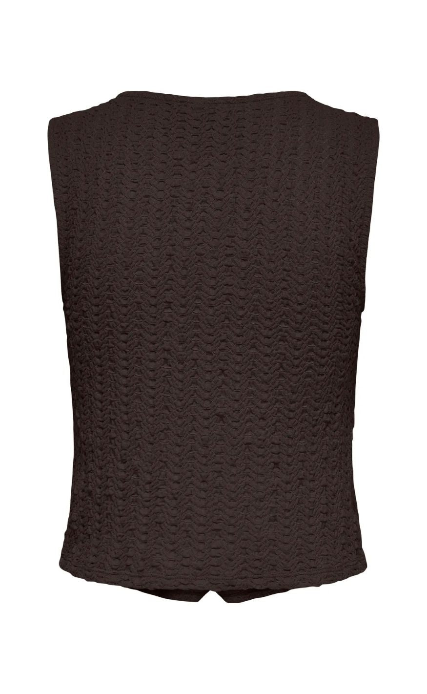 ONLY Vest - Sif - Chocolate Torte