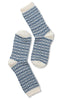 Oroblu Strømper - Woman Wool Pattern - Off White / Jeansblue