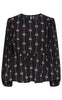 PIECES Bluse - Bow - Black Bows