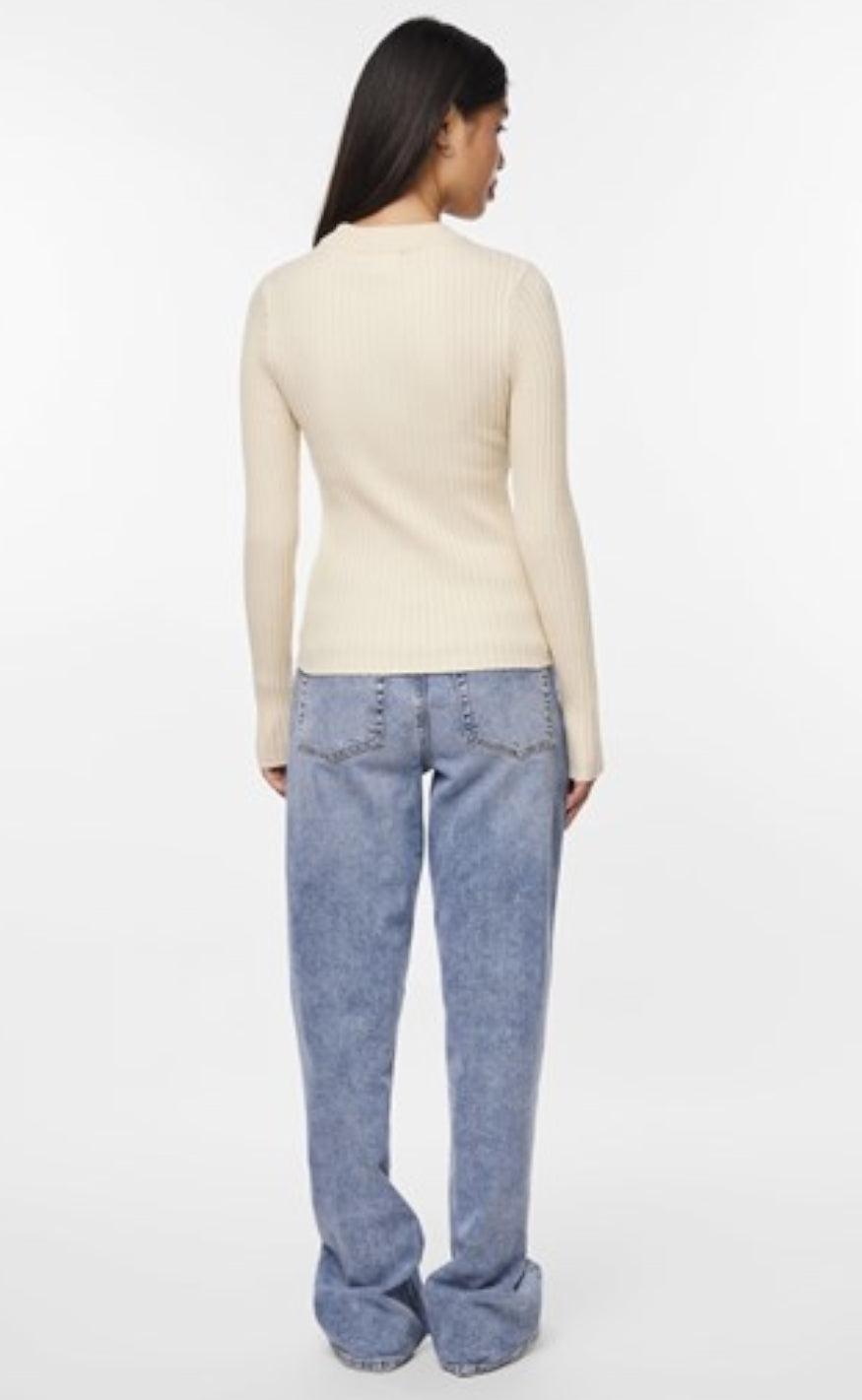 PIECES Bluse - Crista -Birch