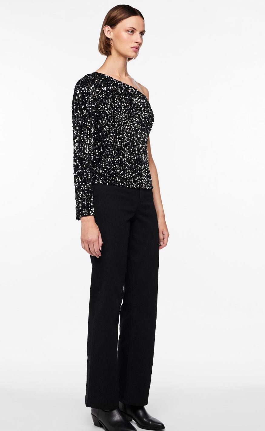 PIECES Bluse - Nylla - Black