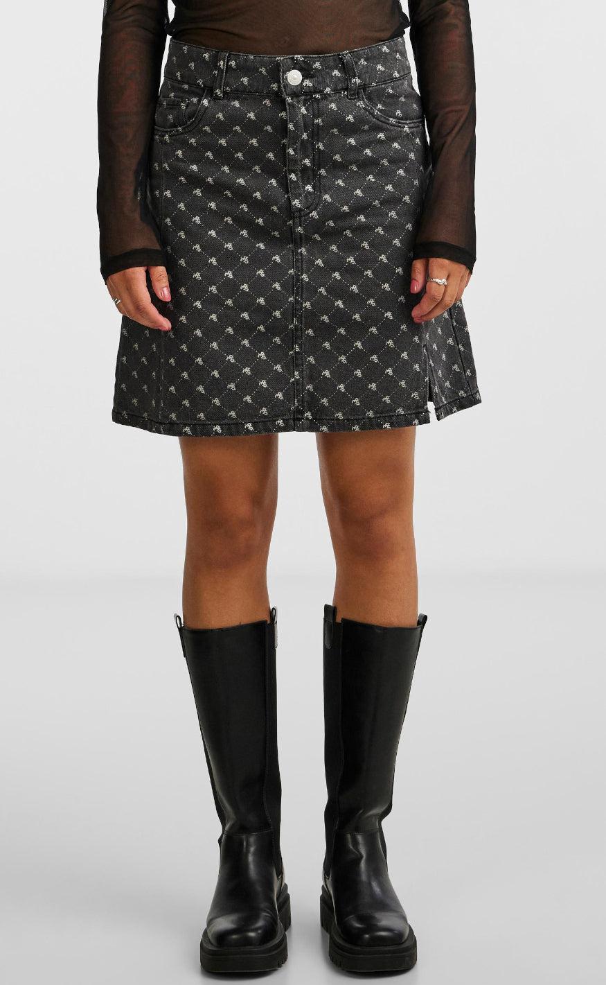 PIECES Nederdel - Nursel - Grey