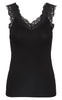 PIECES Top - Barbera - Black