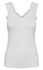 PIECES Top - Barbera - Bright White
