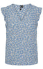 PIECES Top - Nya - Faded Denim