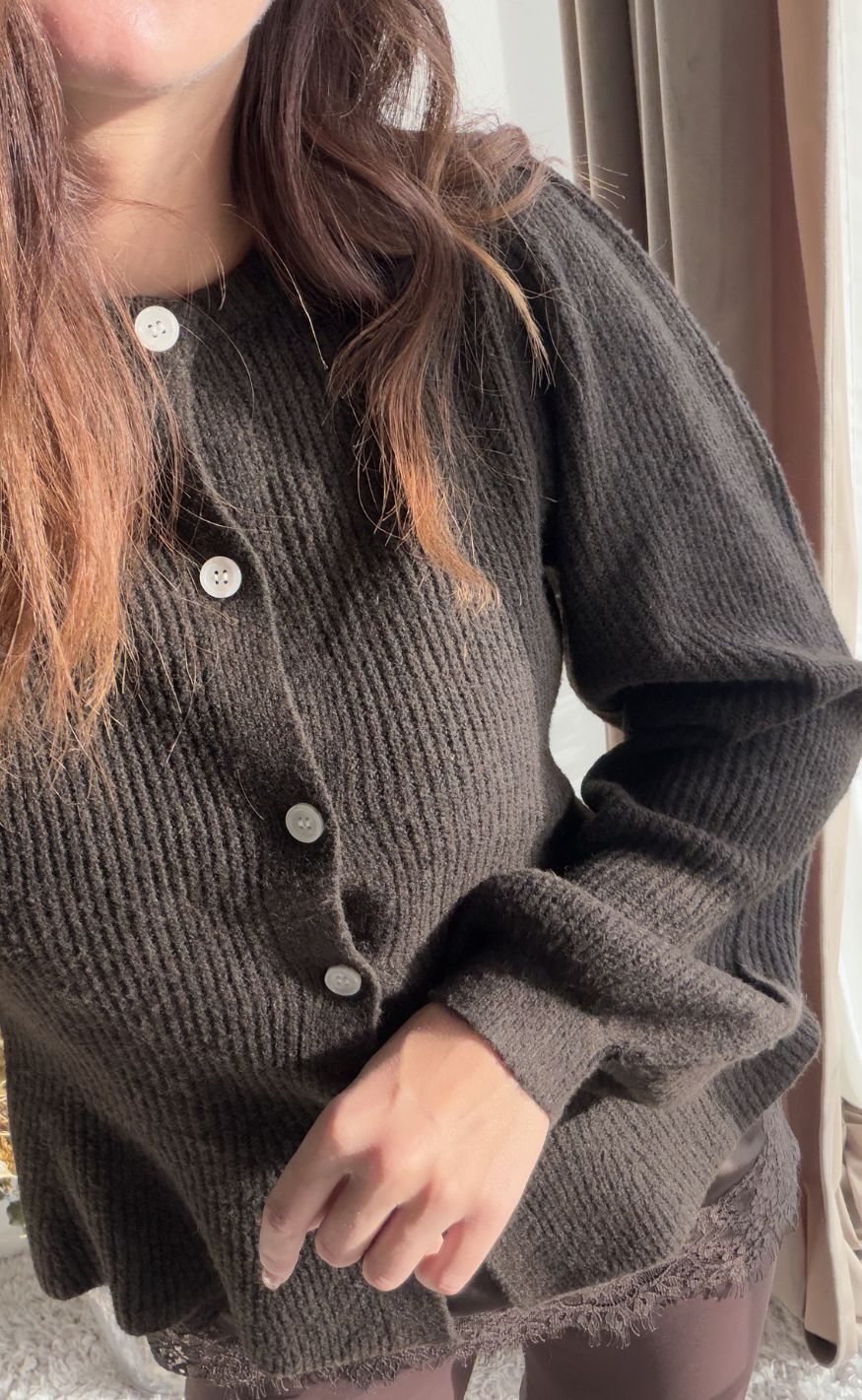 Pieces Cardigan - Silly - Delicioso Melange