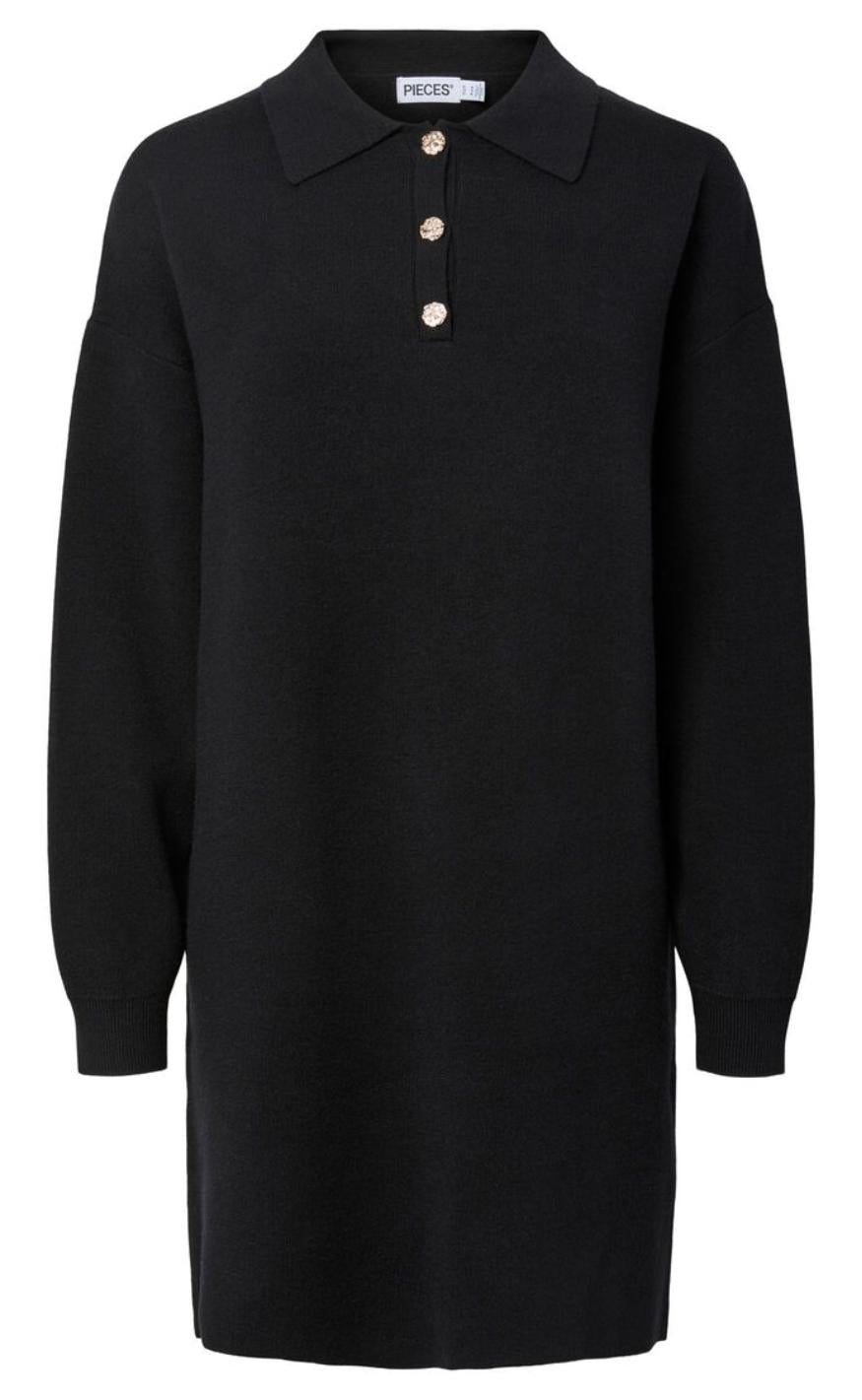 Pieces Kjole - Jassy - Black