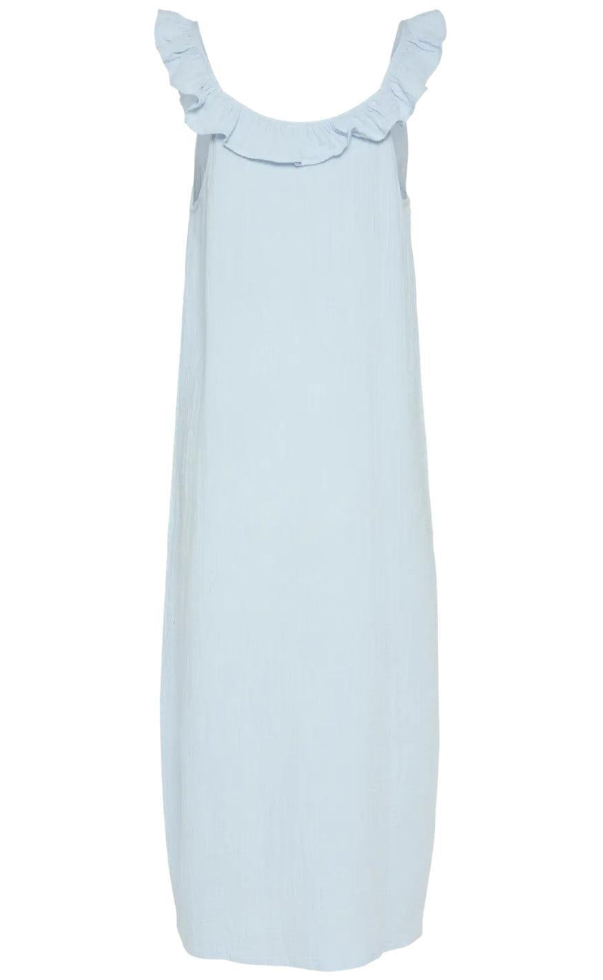 Pieces Kjole - Sastina - Cashmere Blue