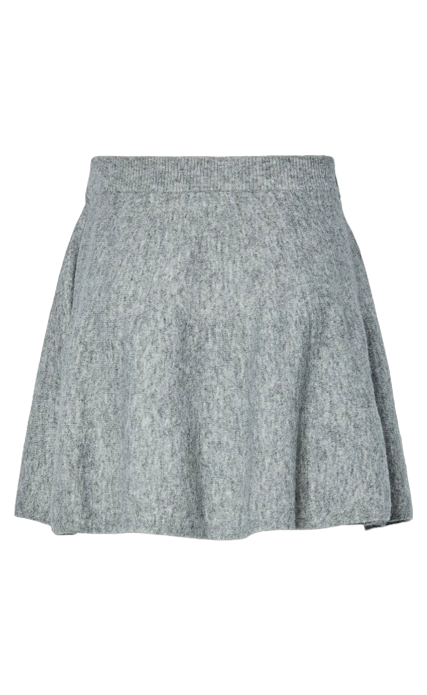 Pieces Nederdel - Familla - Medium Grey Melange