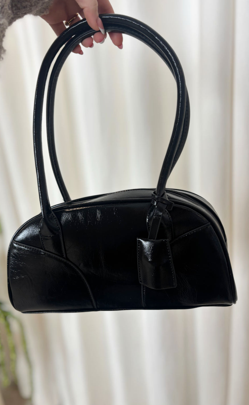 Pieces Taske - Bownling - Black