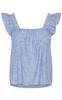Pieces Top - Apia - Nautical Blue/Bright White