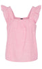 Pieces Top - Apia - Pink Lemonade/Bright White
