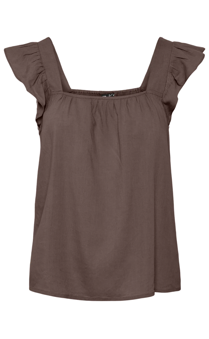 Pieces Top - Pia - Coffee Quartz