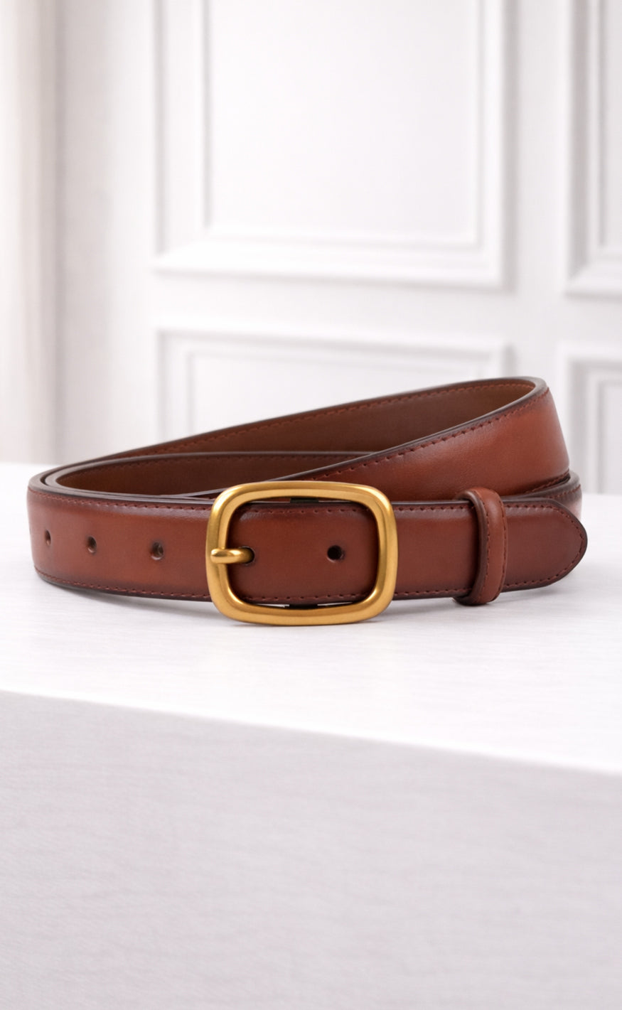 Say INA Copenhagen Bælte - Sally PU Leather - Brown