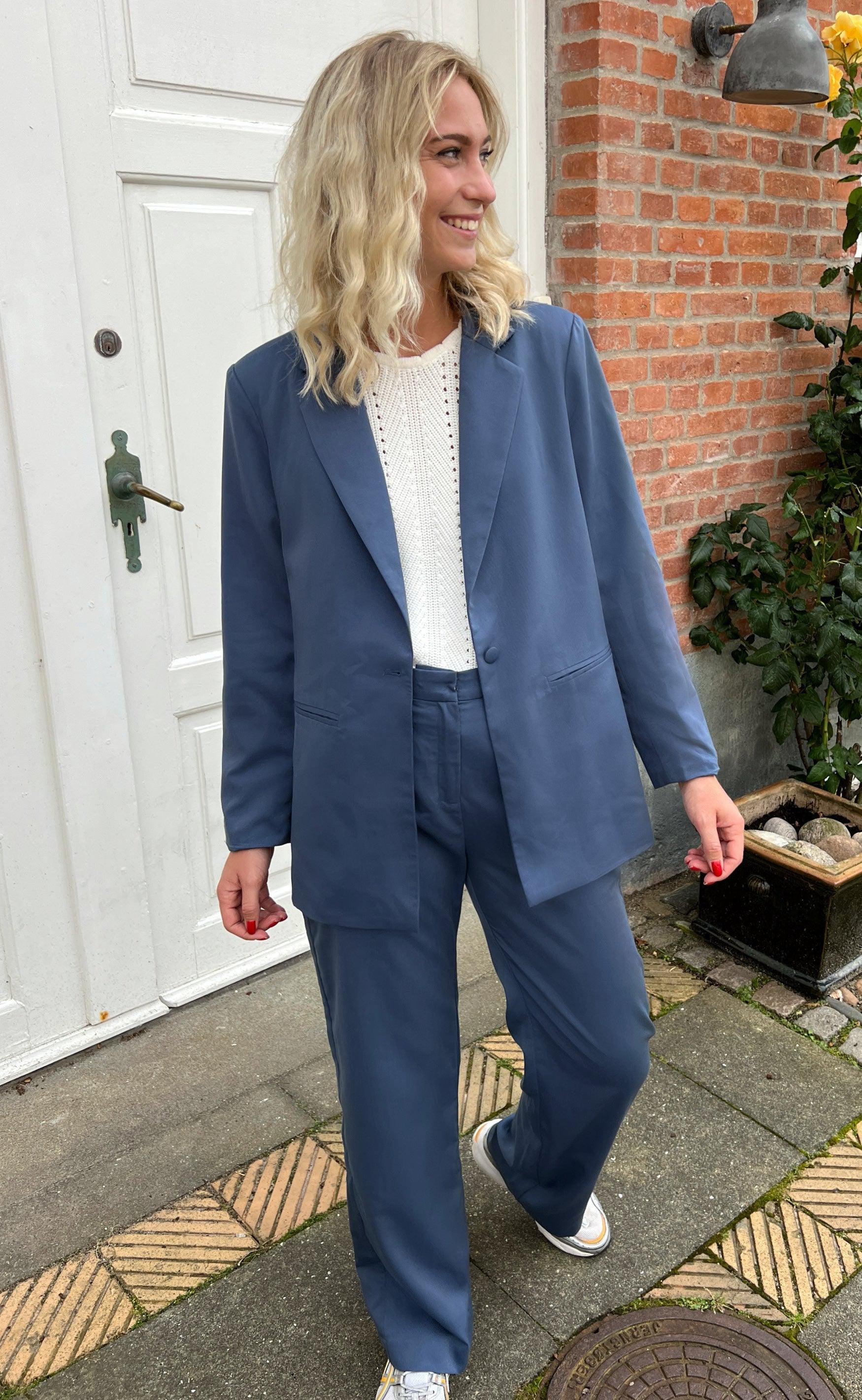 Say INA Copenhagen Blazer - Zoey - Dusty Blue