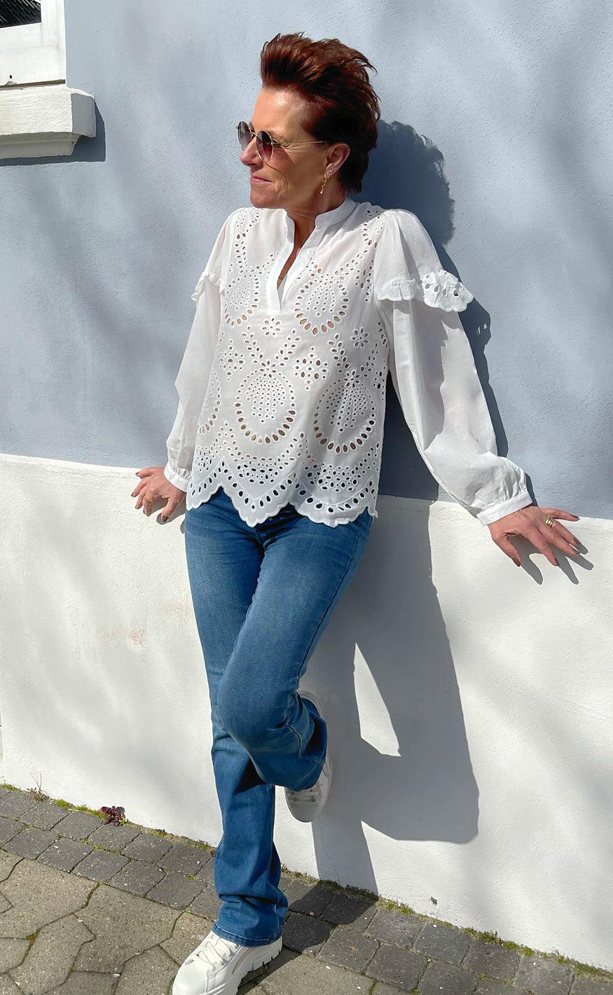 Say INA Copenhagen Bluse - Benedicte - White