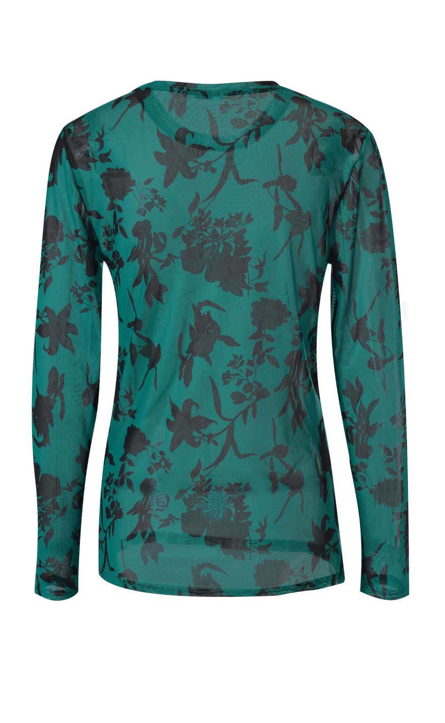 Say INA Copenhagen Bluse - Claura - Green Leaf