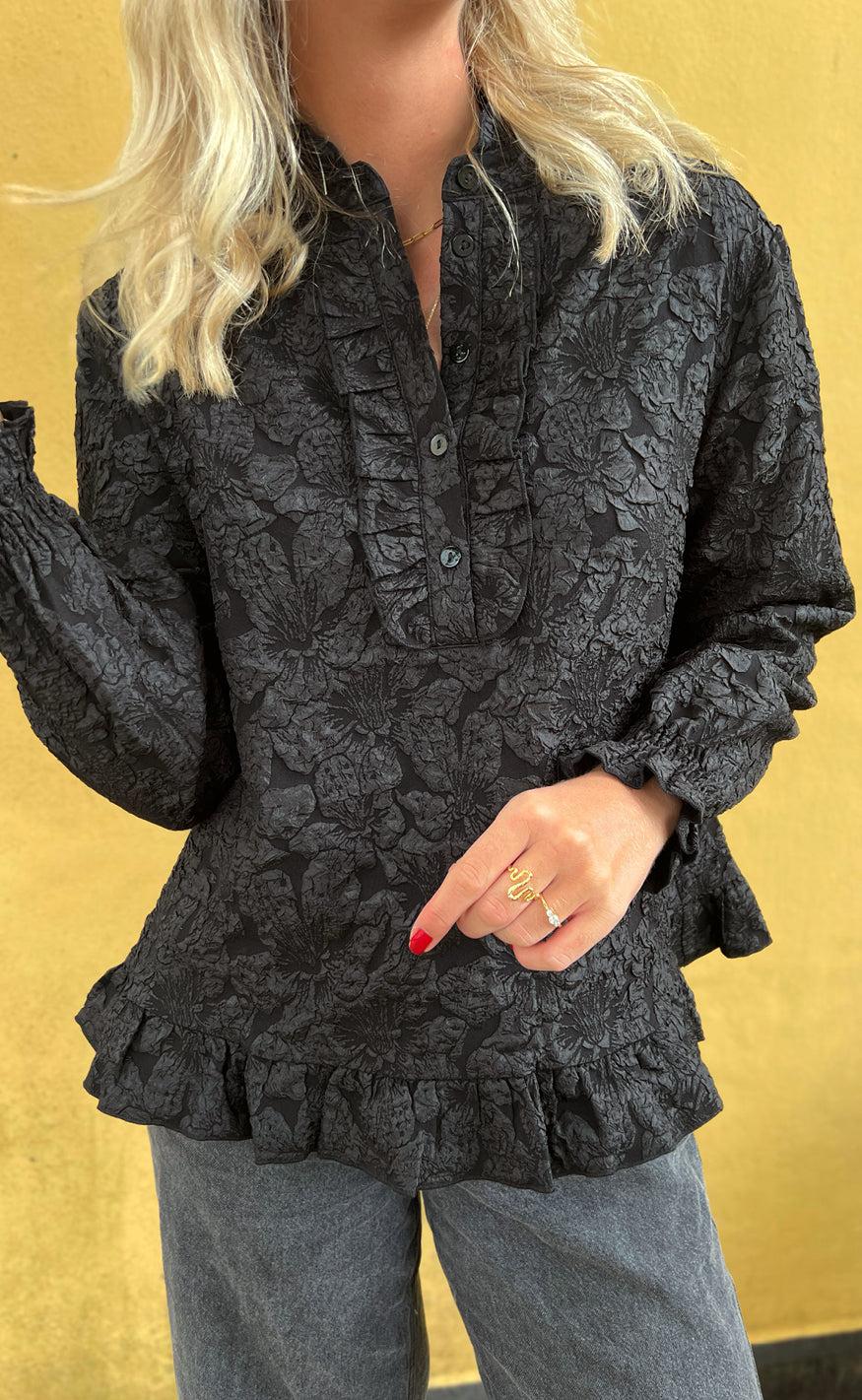 Say INA Copenhagen Bluse - Roxie - Black
