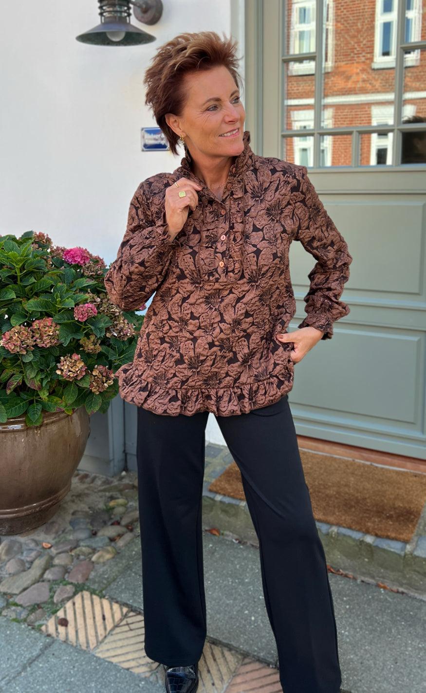 Say INA Copenhagen Bluse - Roxie - Brown
