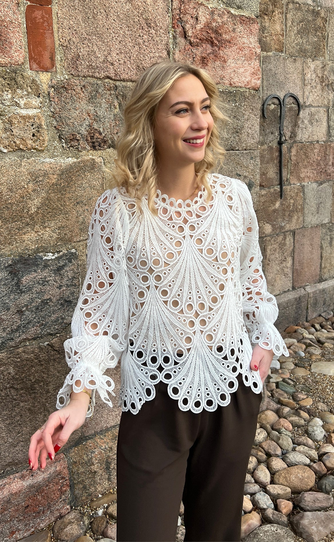 Say INA Copenhagen Bluse - Tanna - White