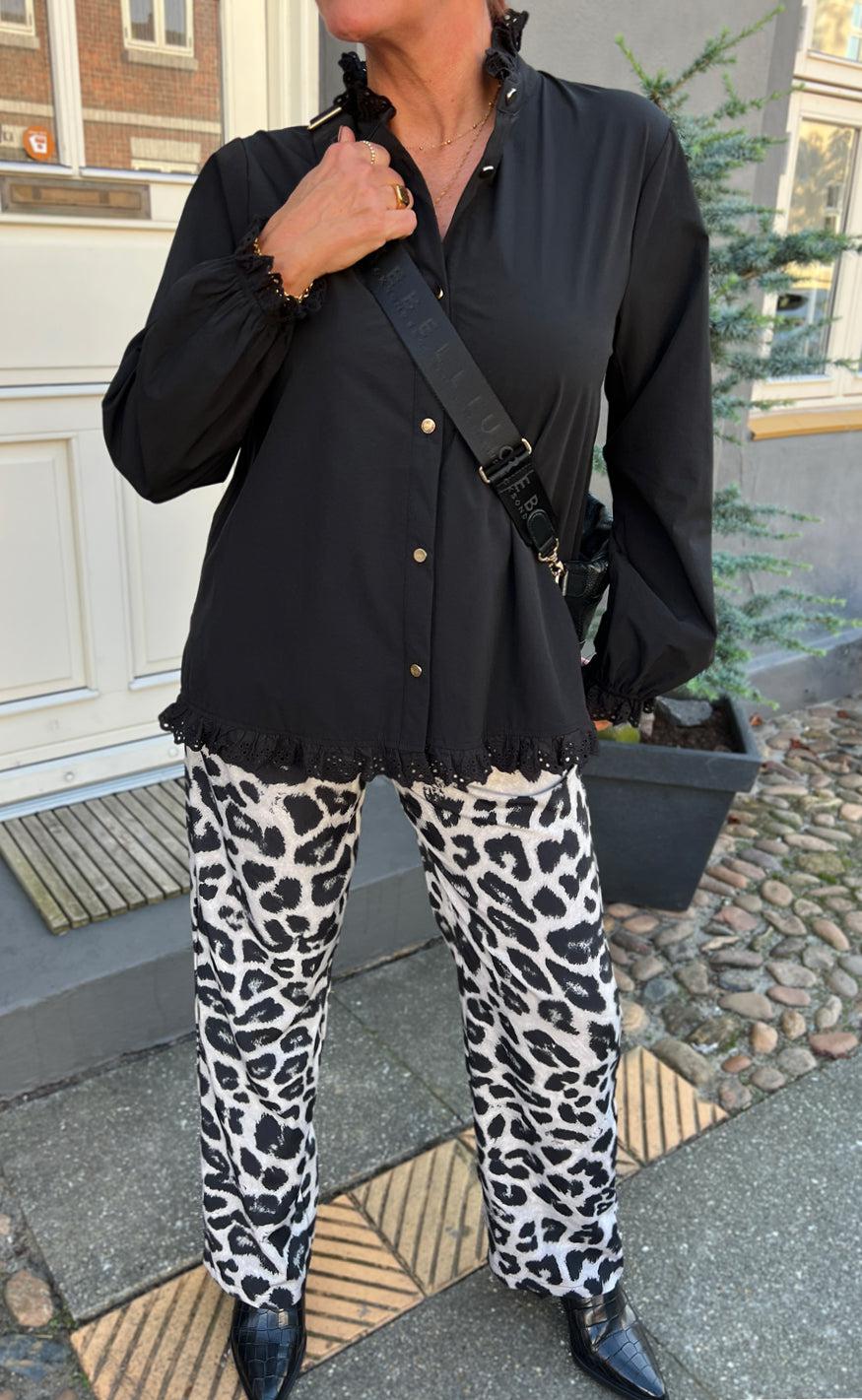 Say INA Copenhagen Bukser - Ida - Grey Leopard