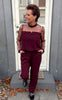 Say INA Copenhagen Jumpsuit / Buksedragt - Trisha - Bordeaux
