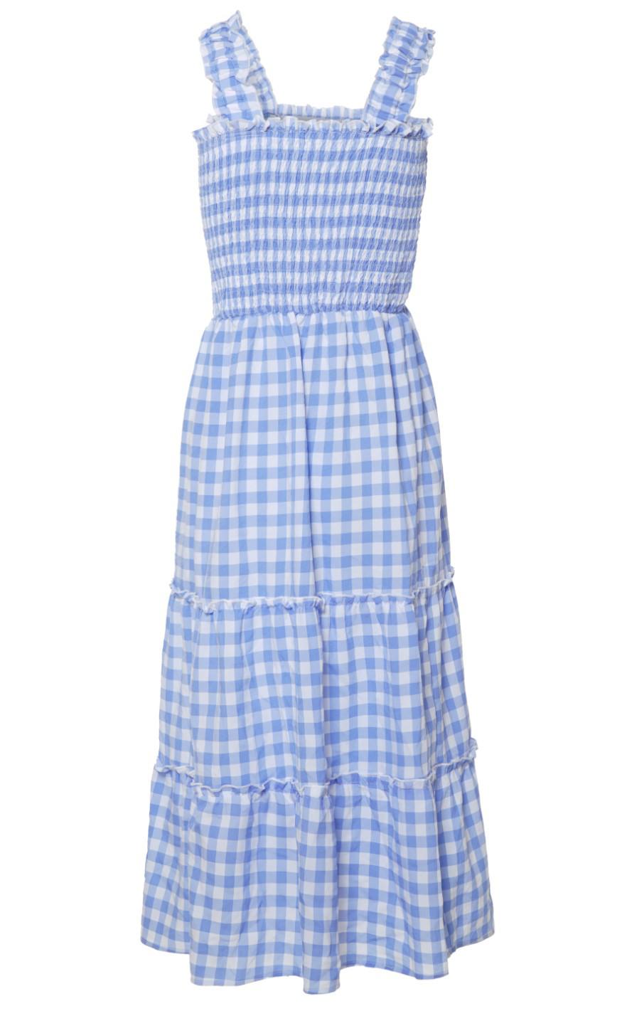 Say INA Copenhagen Kjole - Amber - Blue Check