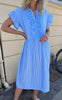 Say INA Copenhagen Kjole - Amelia - Blue Striped