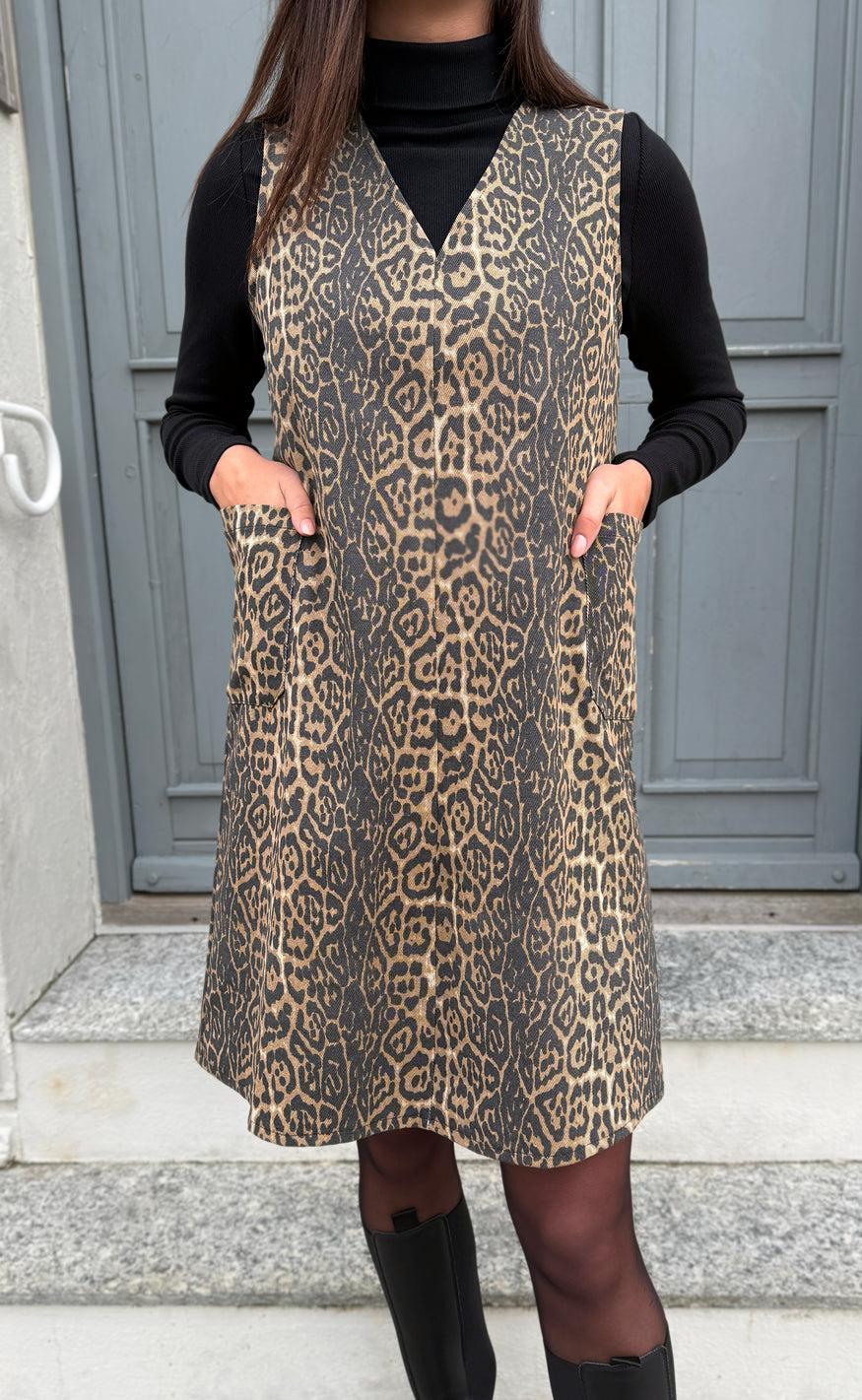 Say INA Copenhagen Kjole - Ania Spencer - Leopard
