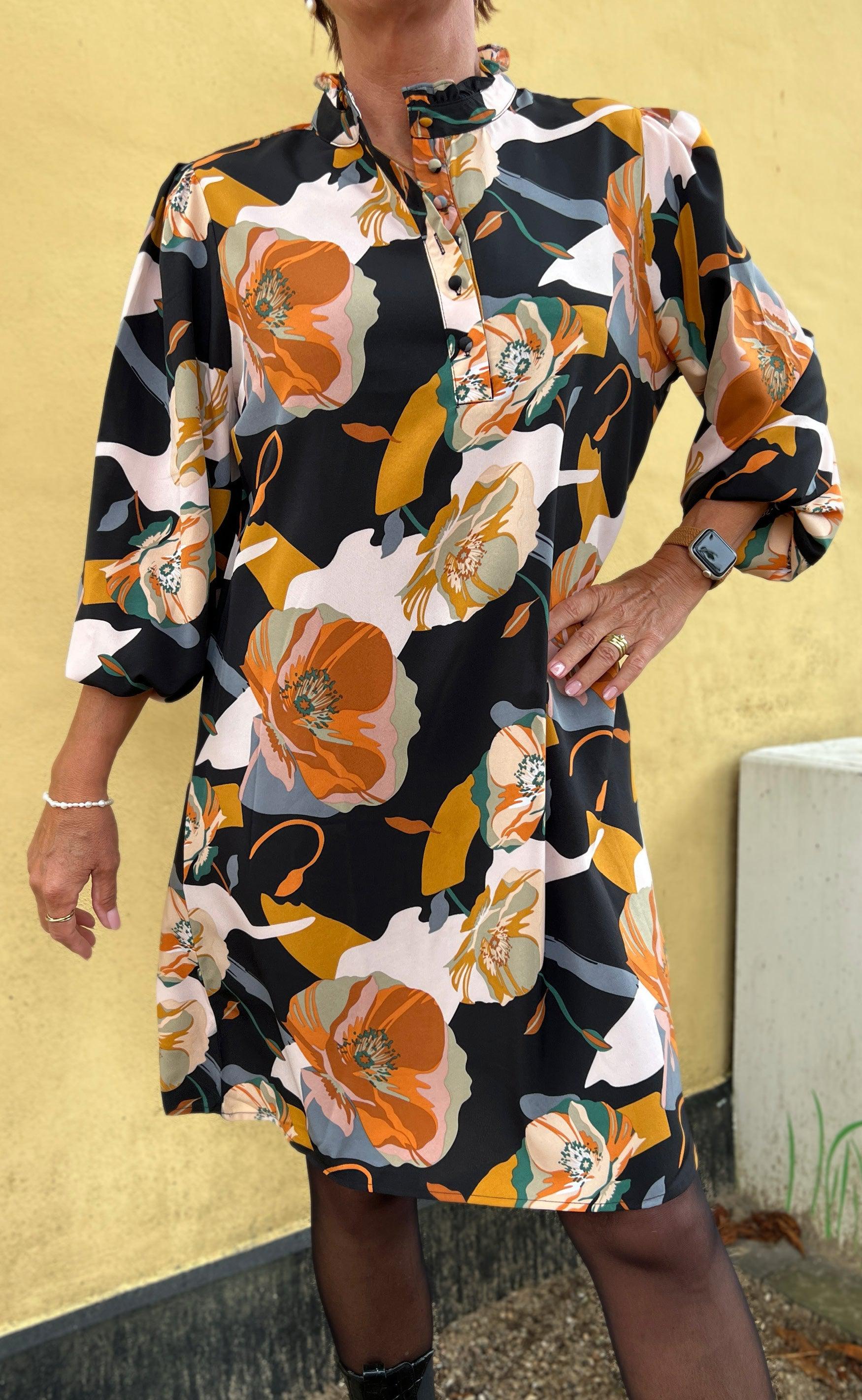 Say INA Copenhagen Kjole - Augusta - Mixed Big Flower